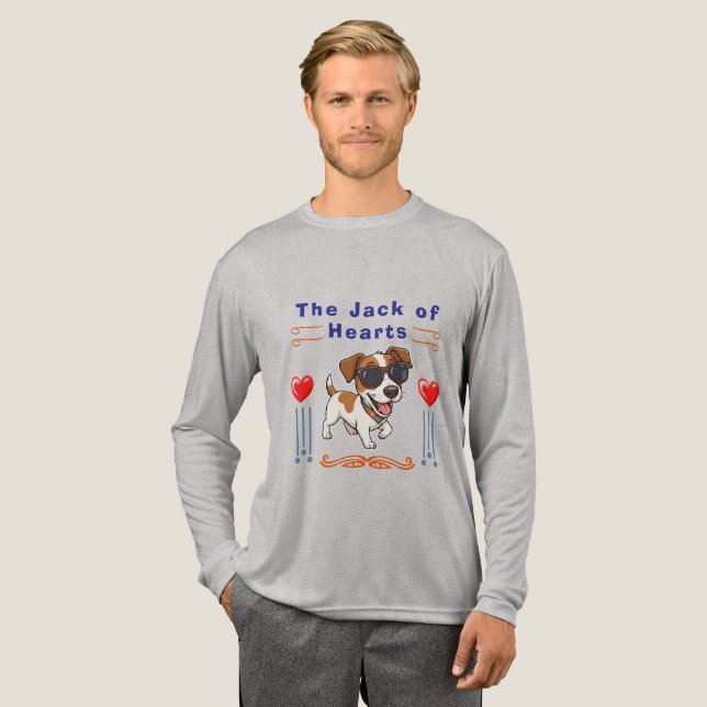 Valentinstag Tri-Blend Shirt (Volle Vorderseite)