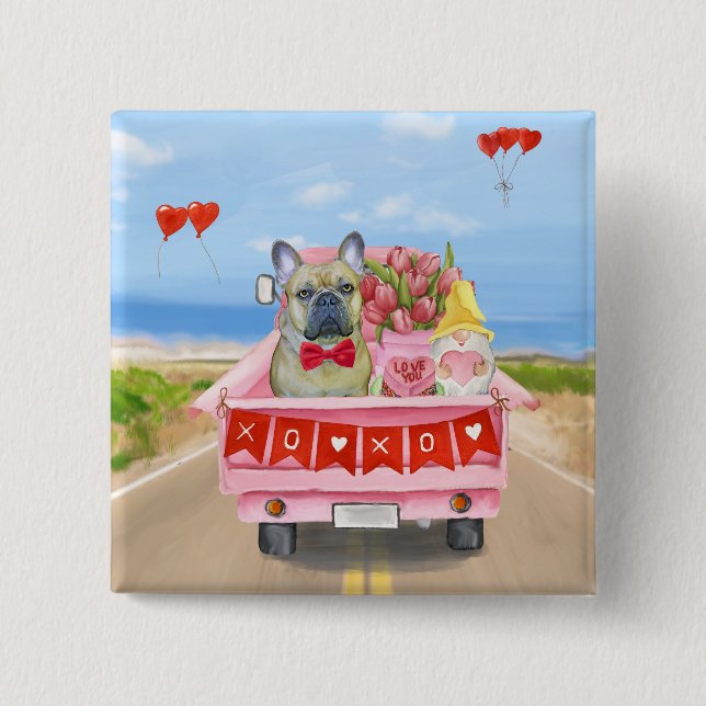 Valentinstag-Truck Button (Vorderseite)