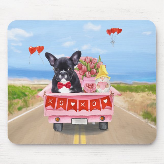 Valentinstag-Truck Mousepad (Vorne)