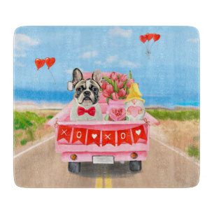 Valentinstag-Truck Schneidebrett