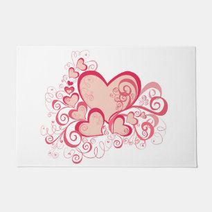 Valentinstag-Türmatte Fußmatte