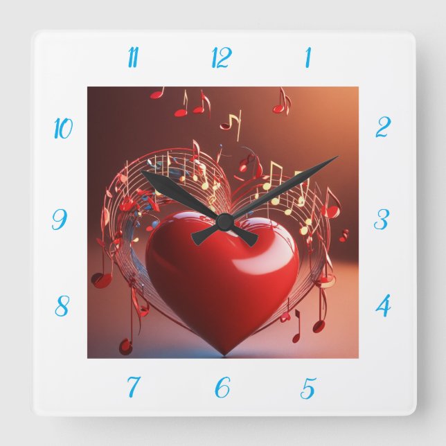 Valentinstag Uhr (Vorderseite)