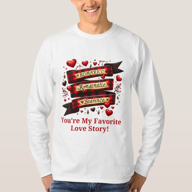 Valentinstag, Valentine Retro T-Shirt (Vorderseite)