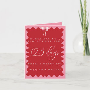 Valentinstag Verlobte-Ehemann als Ehefrau für Karte