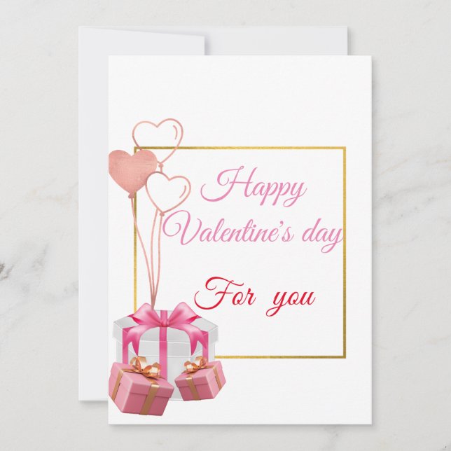 Valentinstag "Verzauberte Embrace" Feiertagskarte (Vorderseite)