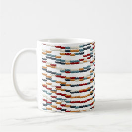 Valentinstag Vibes Farbige Blumengestaltung Kaffeetasse