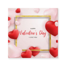 Valentinstag Visitenkarten
