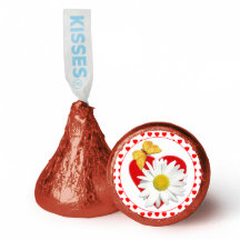 Valentinstag Weißes Daisy Herz