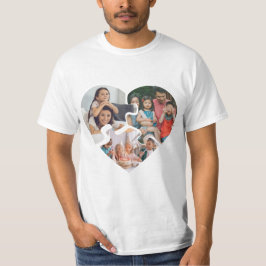 Valentinstag weißes Vintages Foto T-Shirt