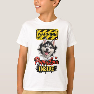 Valentinstag-Welpenliebe T-Shirt