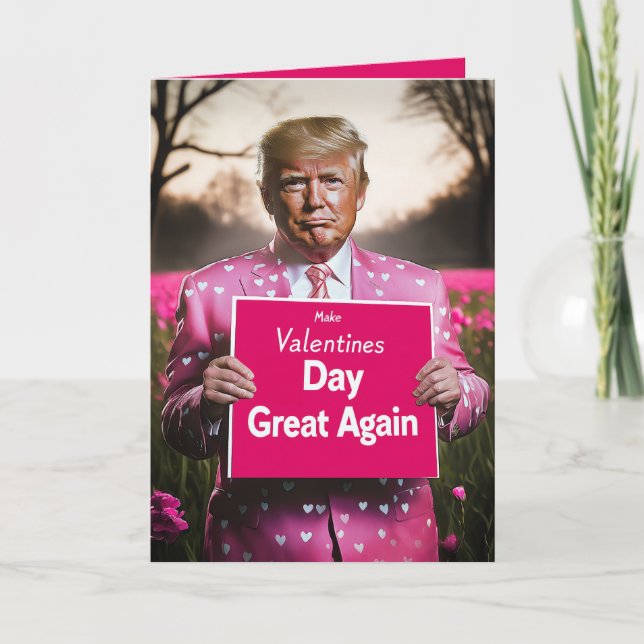 Valentinstag wieder großartig machen einladung (Vorderseite)