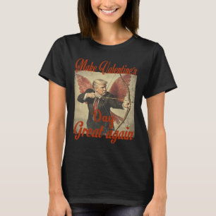 Valentinstag wieder großartig machen Funny Trump V T-Shirt