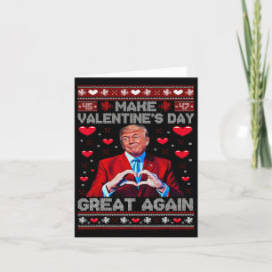 Valentinstag wieder großartig Trump Liebhaber Karte
