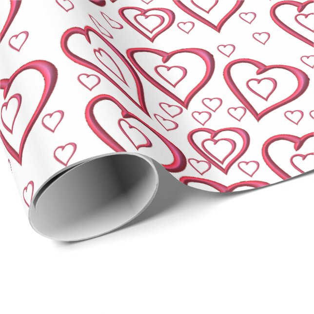 Valentinstag Wrapping Paper Geschenkpapier (Rolleneckpunkt)