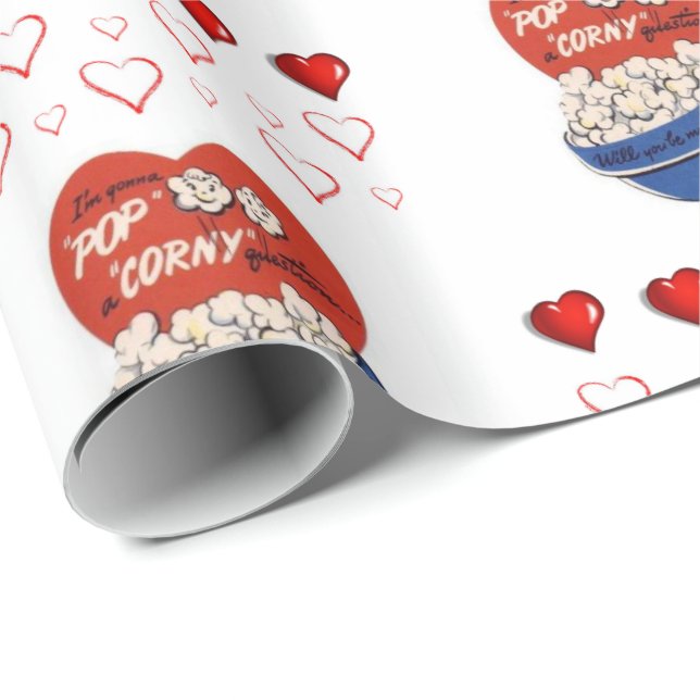 Valentinstag Wrapping Paper Geschenkpapier (Rolleneckpunkt)