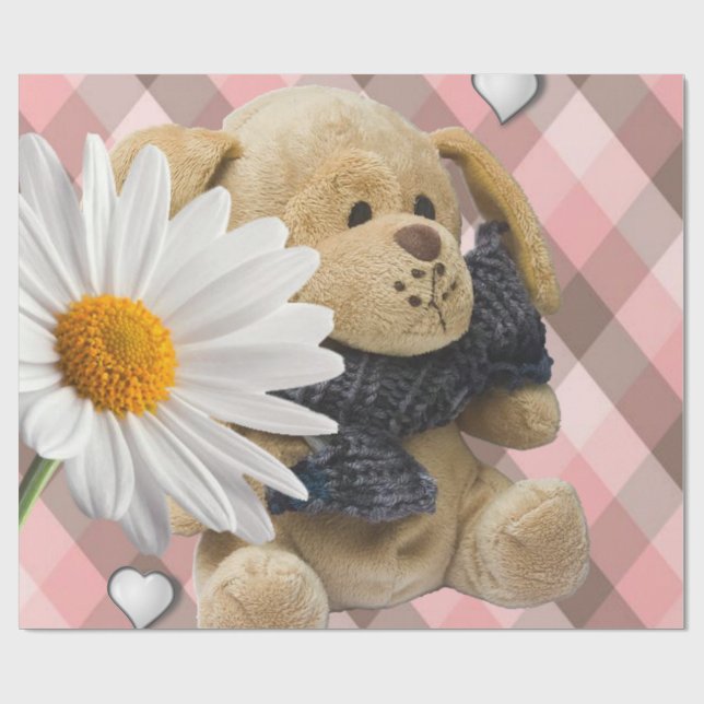 Valentinstag Wrapping Paper Geschenkpapier (Flach)