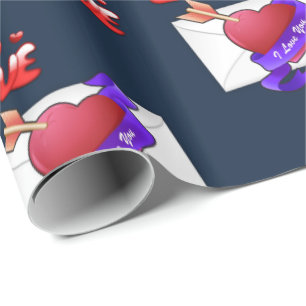 Valentinstag Wrapping Paper Geschenkpapier