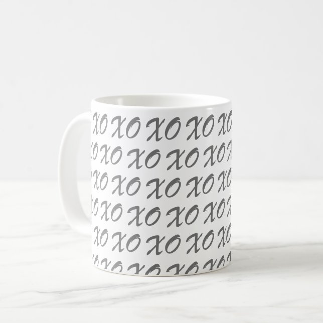Valentinstag, XO Kaffeetasse (Vorderseite Links)