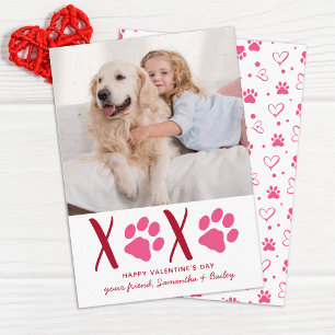 Valentinstag XOXO Niedlich Kinder Unterrichtsraum Mitteilungskarte