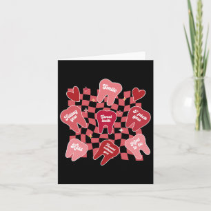 Valentinstag Zahnarzt Dentalhygienikerin Zahn Bonb Karte