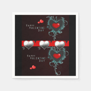 Valentinstag Zeitung Napkins Serviette