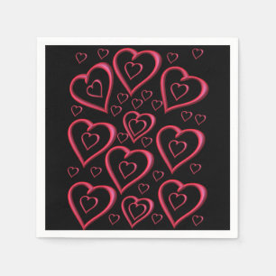 Valentinstag Zeitung Napkins Serviette