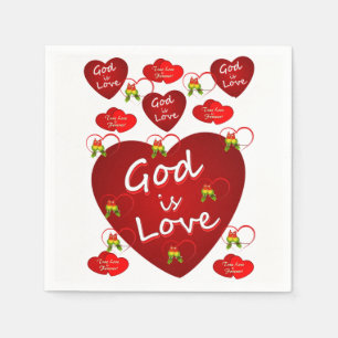 Valentinstag Zeitung Napkins Serviette