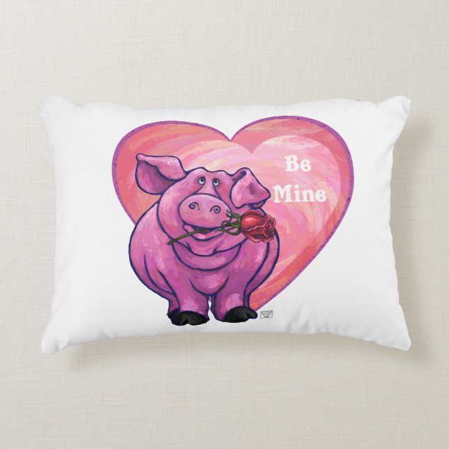 Valentinstag Zierkissen (Vorderseite)