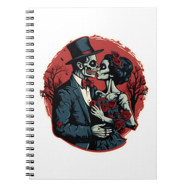 Valentinstag Zombies Liebe Notizblock (Vorderseite)