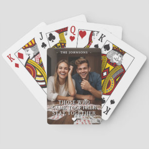 Valentinstag zum Hochzeitstag Romantische Sitte Spielkarten