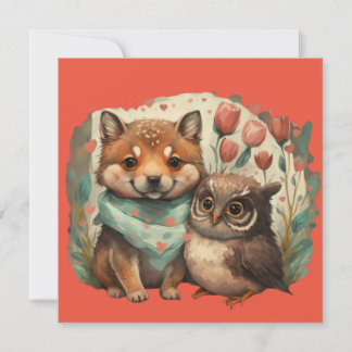 Valentinstage in Liebe Einladung