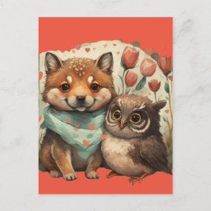 Valentinstage in Liebe Postkarte