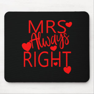 Valentinstagsgeschenk der Ehefrau vom Ehemann Frau Mousepad