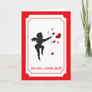 Valentinstagskarte-Cupid-Feiertagskarte Feiertagskarte
