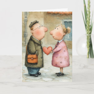 Valentinstagskarte für eine beständige Liebe Karte