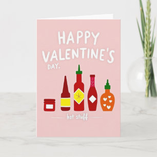 Valentinstagskarte 'Hot Stuff' Karte