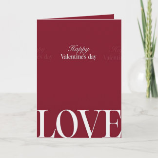 Valentinstagskarte Karte