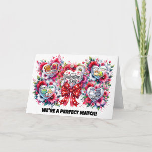 Valentinstagskarte, "Wir sind ein perfektes Paar!" Karte