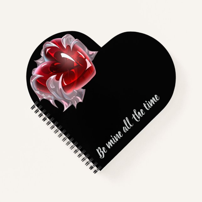 Valentinstagsplaner Notizbuch (Vorderseite)