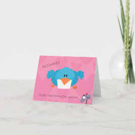 Valentinsvogel Karte