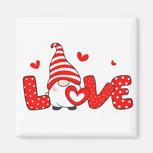 Valentinszwerg  magnet (Vorne)