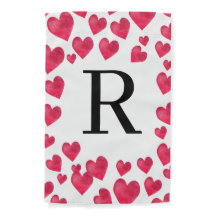 Valentintagsherz niedlich Monogramm