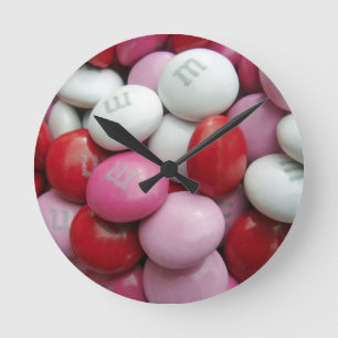 Valentinus Candy Runde Wanduhr