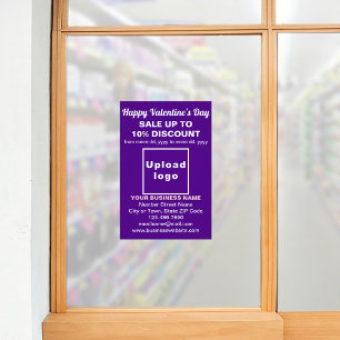 Valentinverkauf im Lila Foto