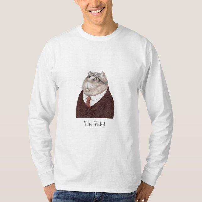 VALET CAT Mens' Basic Long Sleeve Shirt (Vorderseite)