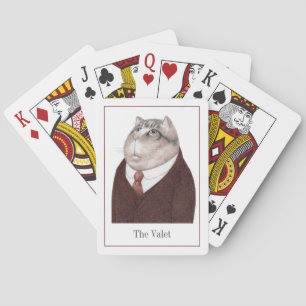 VALET CAT Playing Cards + Text Spielkarten