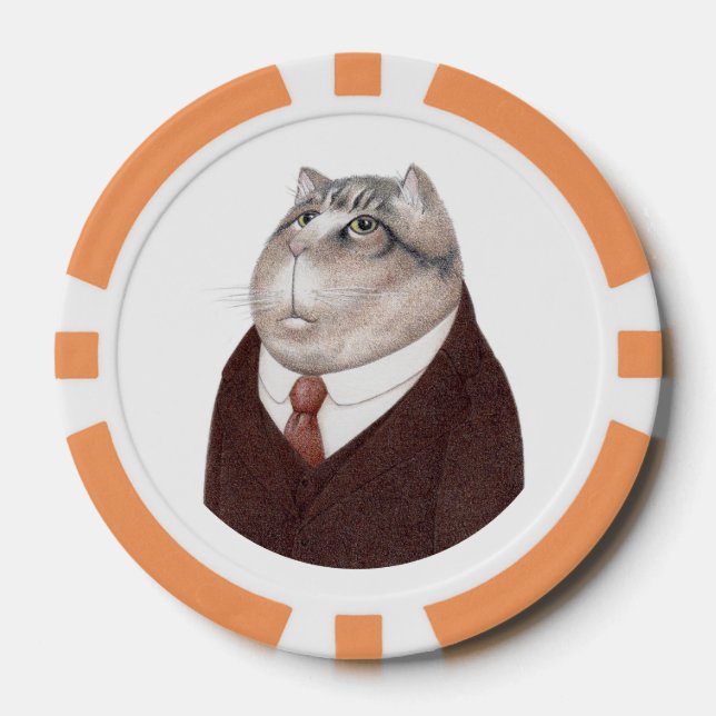 VALET CAT Poker Chips (Vorderseite)