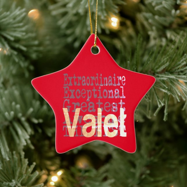 Valet Extraordinaire Keramik Ornament (Baum)