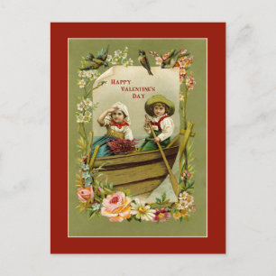 Valetine Boat Ride Postkarte