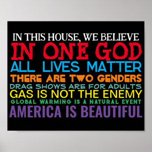 VALEURS CONSERVATRICES - POSTER